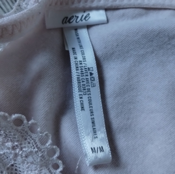 Aerie Bralette Bundle Blue Pink Size Medium - Picture 7 of 7